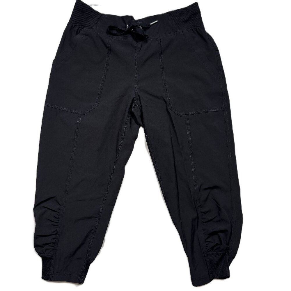 Calvin Klein performance stretch cropped leggings size XS Black moisture wicking - Picture 2 of 13